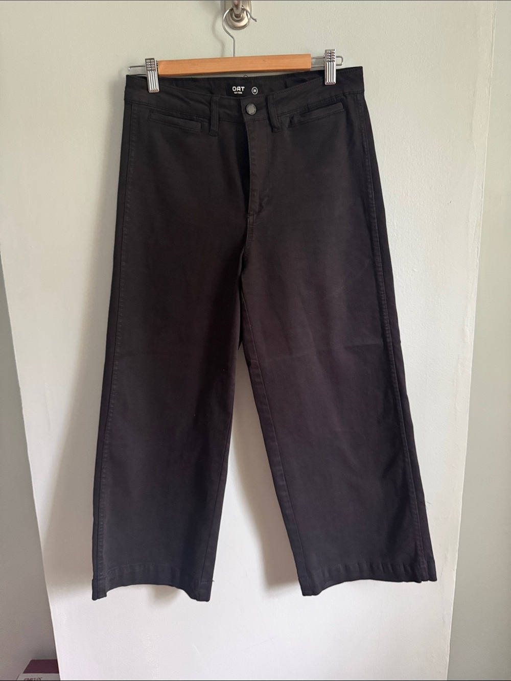 Oat New York Black Wide-Leg Jeans
